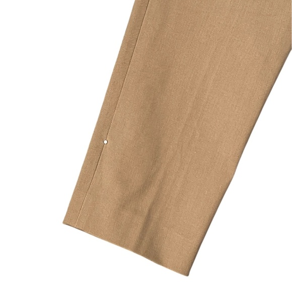 Pearl by Lela Rose camel tan classic slim fit pants timeless equestrian office - Picture 8 of 9